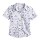 Boys 4-7x Sonoma Goods For Life&trade; Palm Trees & Dinosaurs Pocket Shirt, Size: 5, Natural