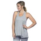 Women's Pl Movement By Pink Lotus Warrior One Yoga Tank, Size: Small, Grey Other