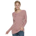 Women's Sonoma Goods For Life&trade; Twist Cable-knit Sweater, Size: Xl, Dark Pink
