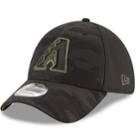 Adult New Era Arizona Diamondbacks 39thirty Memorial Day Flex-fit Cap, Men's, Size: L/xl, Black