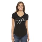Women's Apt. 9&reg; V-neck Graphic Tee, Size: Medium, Oxford