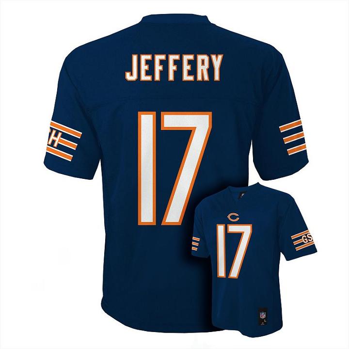 Boys 8-20 Chicago Bears Alshon Jeffery Nfl Replica Jersey, Boy's, Size: Xl(18/20), Blue (navy)