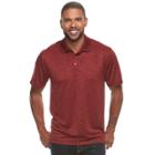 Men's Haggar&reg; Classic-fit Space-dye Easy-care Polo, Size: Xl, Brt Red