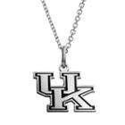 Fiora Sterling Silver Kentucky Wildcats Team Logo Pendant Necklace, Women's, Size: 16, Grey