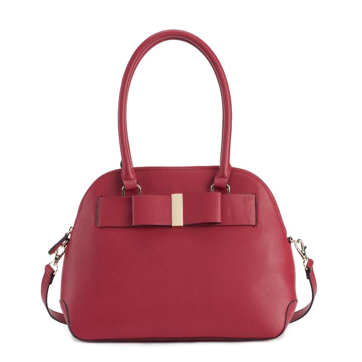 Apt. 9&reg; Audrey Bow Dome Satchel, Women's, Red