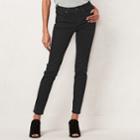 Petite Lc Lauren Conrad Feel Good Midrise Skinny Jeans, Women's, Size: 14 Petite, Black