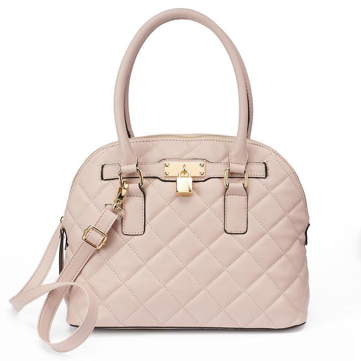 Apt. 9&reg; Cora Domed Satchel, Women's, Light Pink