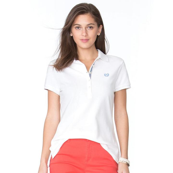 Women's Chaps Polo, Size: Xl, White