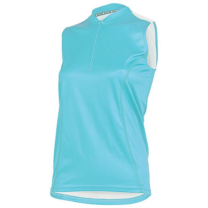 Women's Canari Essential Quarter-zip Cycling Tank, Size: Xl, Blue