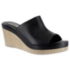 Tuscany By Easy Street Octavia Women's Wedge Sandals, Size: Medium (9), Black