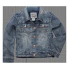 Girls 4-6x Levi's&reg; Distressed Trucker Jean Jacket, Size: 6, Med Blue