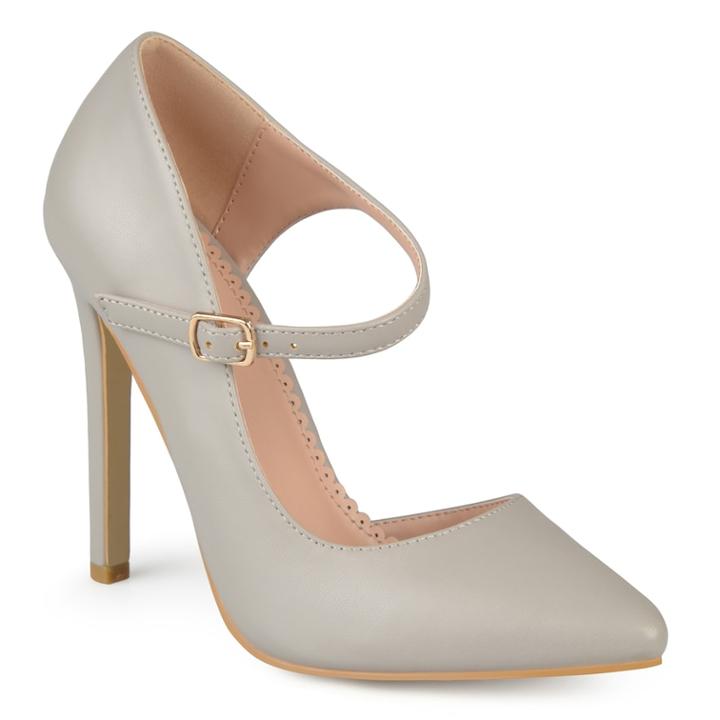 Journee Collection Athea Women's High Heels, Size: Medium (7), Grey