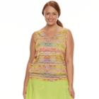 Plus Size Soybu Reversible Bar-back Tank, Women's, Size: 3xl, Med Orange