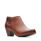 Clarks Valerie 2 Ashly Women's Ankle Boots, Size: Medium (10), Dark Beige