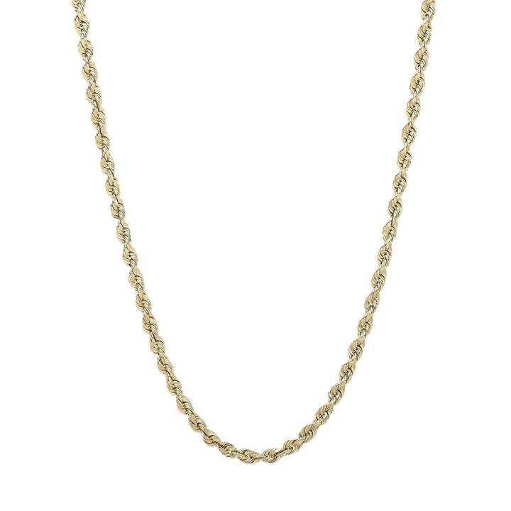 Everlasting Gold 14k Gold Rope Chain Necklace - 24-in, Women's, Size: 24