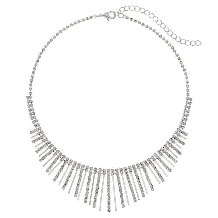Stick Bib Necklace, Women's, Natural