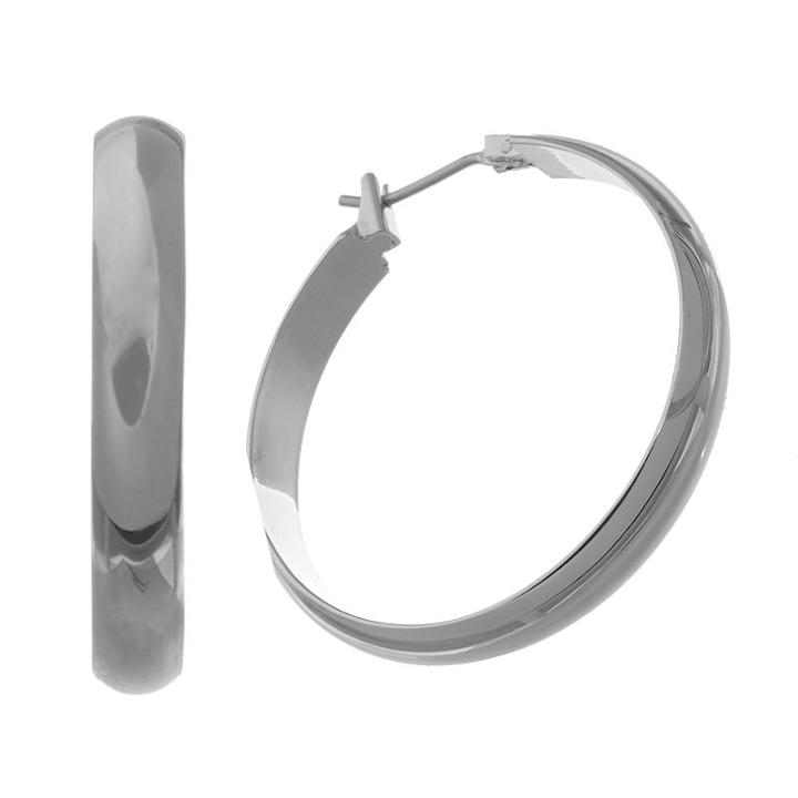 Napier Hoop Earrings, Women's, Grey