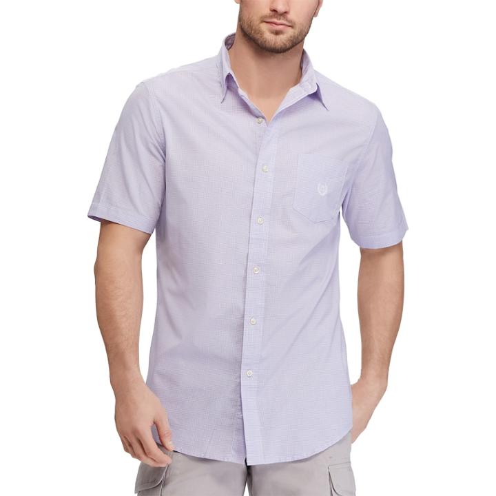Big & Tall Chaps Classic-fit Easy-care Button-down Shirt, Men's, Size: 3xl Tall, Purple