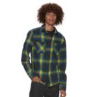 Men's Urban Pipeline&reg; Plaid Flannel Shirt, Size: Small, Blue