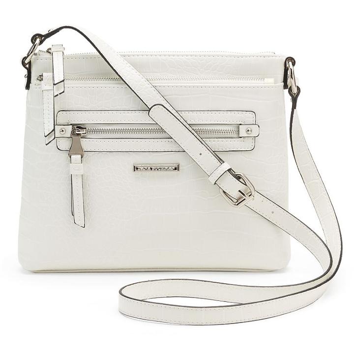 Dana Buchman Gracie Crossbody Bag, Women's, White