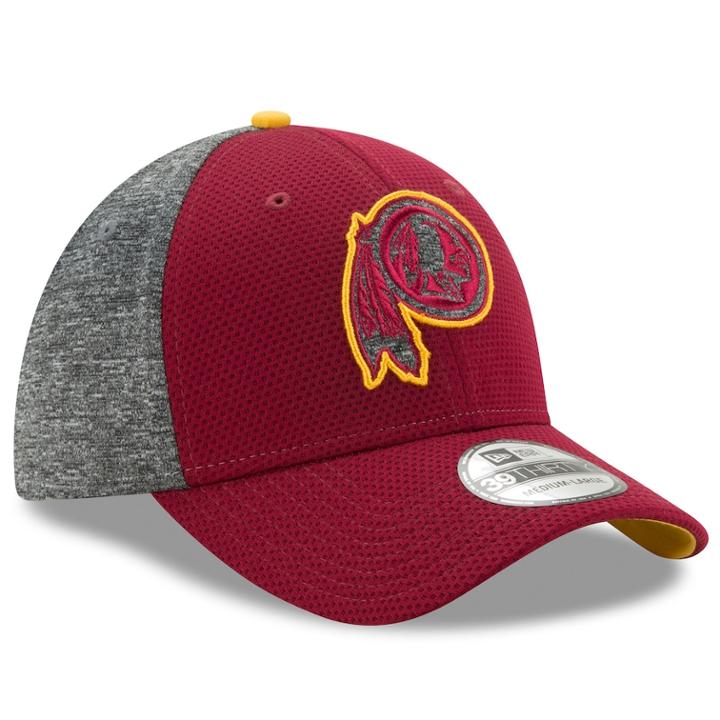 Adult New Era Washington Redskins 39thirty Fierce Flex-fit, Men's, Size: M-l, Red