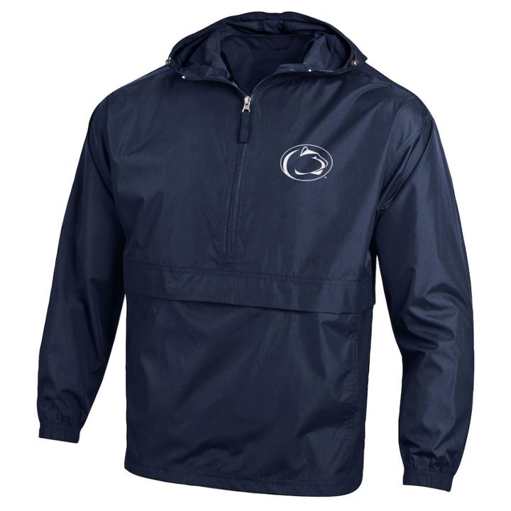 Men's Champion Penn State Nittany Lions Pack 'n' Go Jacket, Size: Small, Blue (navy)