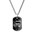 Star Wars: Episode Vii The Force Awakens Men's Stainless Steel Kylo Ren Dog Tag Necklace, Size: 22, Grey