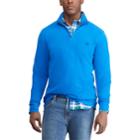 Big & Tall Chaps Regular-fit Stretch Quarter-zip Pullover, Men's, Size: L Tall, Blue