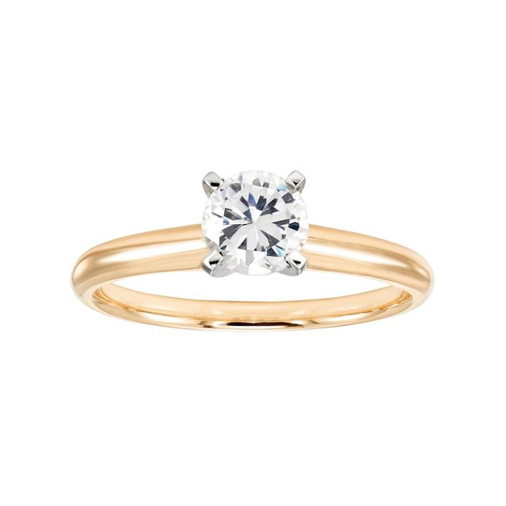 Evergreen Diamonds 1 Carat T.w. Igl Certified Lab-created Diamond Solitaire Engagement Ring, Women's, Size: 10, White