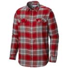 Men's Columbia Alabama Crimson Tide Flannel Shirt, Size: Xxl, Brt Pink