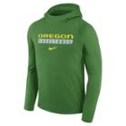 Men's Nike Oregon Ducks Basketball Fleece Hoodie, Size: Medium, Green