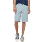 Men's Urban Pipeline&reg; Ultimate Twill Flat-front Shorts, Size: 28, Med Blue