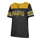 Women's '47 Brand Pittsburgh Pirates Match Tri-blend Tee, Size: Medium, Black