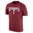 Men's Nike Oklahoma Sooners Legend Staff Dri-fit Tee, Size: Medium, Red Other, Comfort Wear