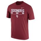 Men's Nike Oklahoma Sooners Legend Staff Dri-fit Tee, Size: Medium, Red Other, Comfort Wear