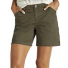 Women's Lee Tailored Chino Short, Size: 6 Avg/reg, Green Oth