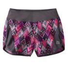 Girls 7-16 Rbx Printed Mesh Shorts, Girl's, Size: Large, Dark Grey