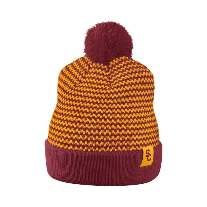 Women's Nike Usc Trojans Beanie, Med Green