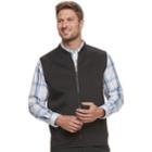 Men's Haggar Regular-fit In-motion Stretch Vest, Size: Large, Black