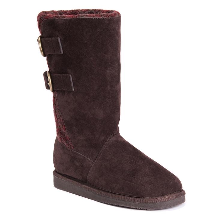 Muk Luks Jean Women's Boots, Size: 7, Brown