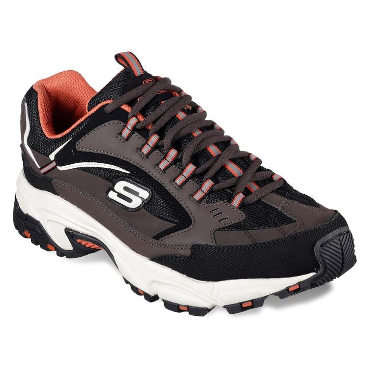 Skechers Stamina Cutback Men's Shoes, Size: 10 Xw, Dark Brown