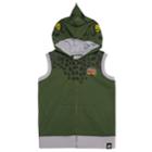Boys 4-7x Jurassic World: Fallen Kingdom 3d Hooded Zip Vest, Size: 5, Green