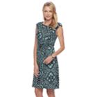 Women's Dana Buchman Twist-front Dress, Size: Xl, Brt Blue