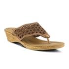 Spring Step Tiffany Women's Wedge Sandals, Size: 42, Med Beige