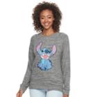 Disney's Lilo And Stitch Juniors' Stitch Sits Sweatshirt, Teens, Size: Xs, Grey Other