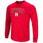 Men's Campus Heritage Rutgers Scarlet Knights Gradient Long-sleeve Tee, Size: Xl, Dark Red