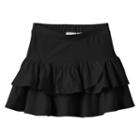 Girls 4-10 Jumping Beans&reg; Tiered Ruffled Skort, Girl's, Size: 5, Black