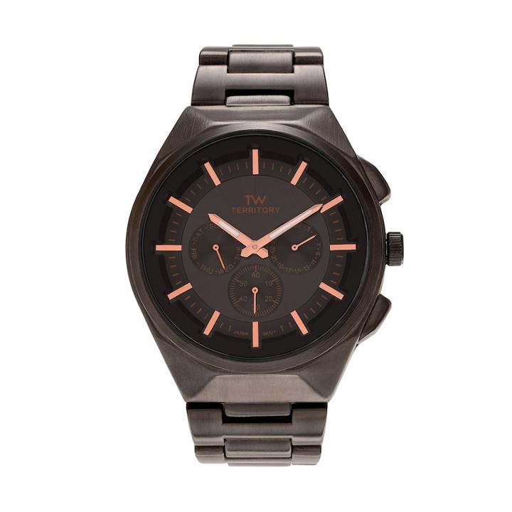 Territory Men's Stainless Steel Watch - Kh-tw-211486-gun-gun, Size: Large, Grey