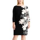 Plus Size Chaps Jersey Sheath Dress, Women's, Size: 16 W, Black