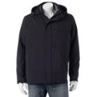 Men's Izod Softshell Hooded 3-in-1 Systems Jacket, Size: Xxl, Black